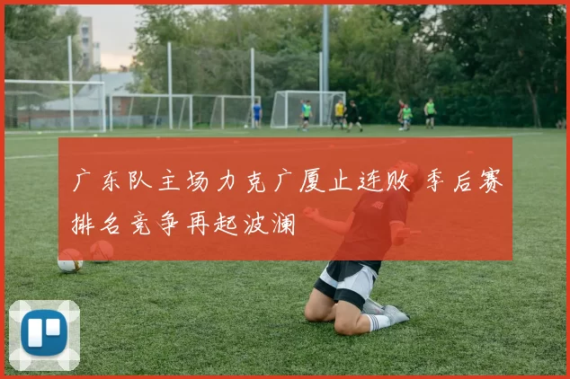 广东队主场力克广厦止连败 季后赛排名竞争再起波澜