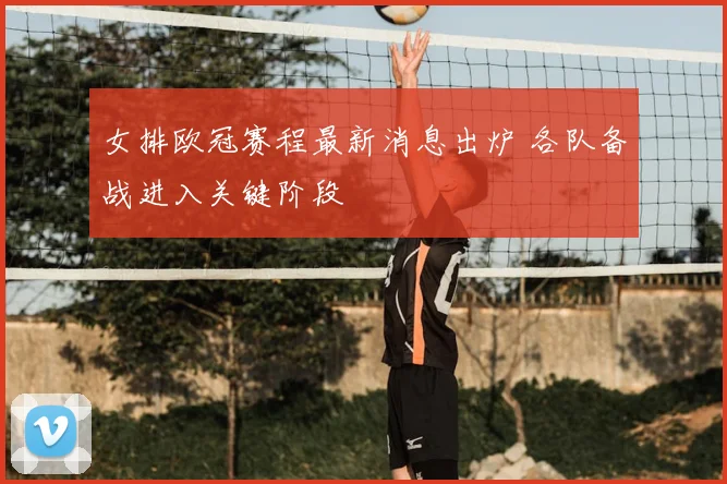 女排欧冠赛程最新消息出炉 各队备战进入关键阶段